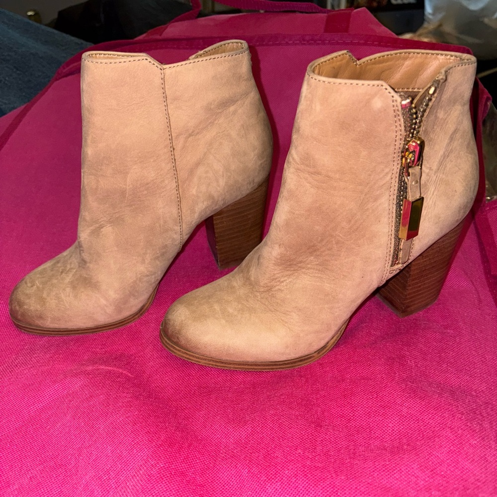 Aldo Tan Heeled Boots